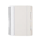 BYFT A5 Milky Notebook with Ruler