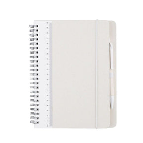 BYFT A5 Milky Notebook with Ruler