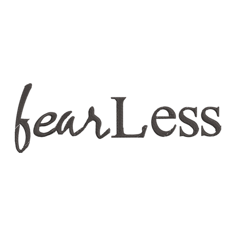 BYFT Embroidery Fear Less - Womens Day T-Shirts