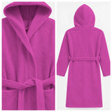 BYFT Daffodil Kids Hooded Bathrobe Luxury Cotton Soft, Absorbent, Quick-Dry