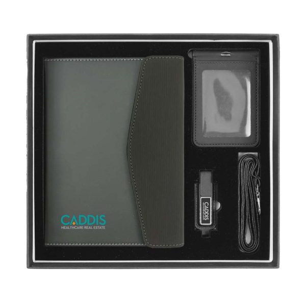 BYFT Promotional Gift Sets with Black Cardboard Gift Box GS-055 Set of 01