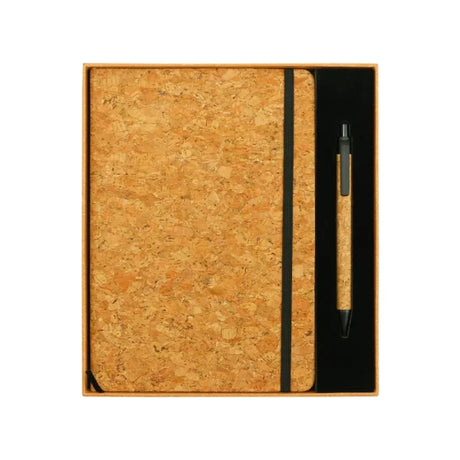 BYFT Cork Notebook and Ball Pen Gift Sets - Cork Set of 01