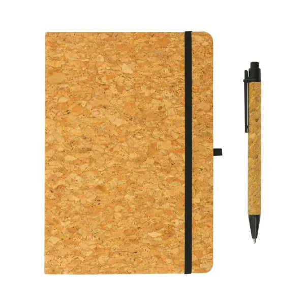 BYFT Cork Notebook and Ball Pen Gift Sets - Cork Set of 01