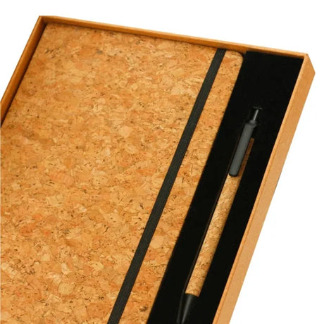 BYFT Cork Notebook and Ball Pen Gift Sets - Cork Set of 01