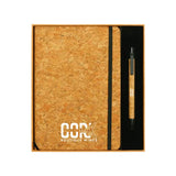 BYFT Cork Notebook and Ball Pen Gift Sets - Cork Set of 01