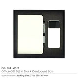 BYFT Promotional Office Gift Sets in Cardboard Box - Black Set of 01