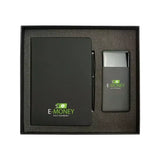 BYFT Promotional Office Gift Sets in Cardboard Box - Black Set of 01