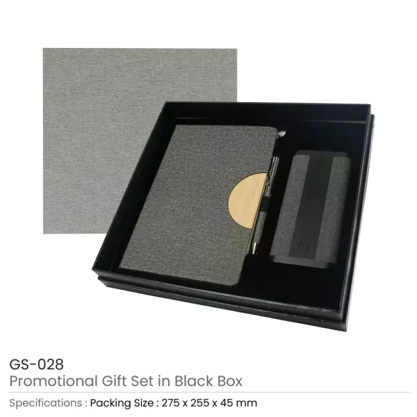 BYFT RPET Gift Sets in a Black Cardboard Box GS-028 Set of 01
