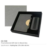 BYFT RPET Gift Sets in a Black Cardboard Box GS-028 Set of 01