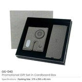 BYFT RPET Gift Sets in a Black Cardboard Box GS-040 Set of 01