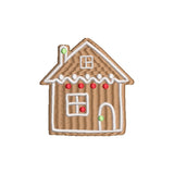 BYFT Embroidered For You Personalised Cotton Towel - Christmas - Gingerbread House Cookie Design High Quality Embroidery Perfect For Gifting