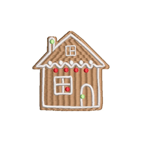 BYFT Embroidered For You Personalised Cotton Towel - Christmas - Gingerbread House Cookie Design High Quality Embroidery Perfect For Gifting