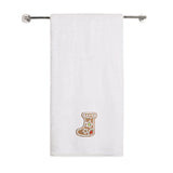 BYFT Embroidered For You Personalised Cotton Towel - Christmas - Gingerbread Stocking Cookie Design High Quality Embroidery Perfect For Gifting