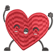 BYFT Embroidered For You Happy Heart Valentine Designed Female T-Shirt
