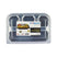Hotpack Black Base 2 Compartment Container with Lid - 5 Pcs | Lunch Box Style