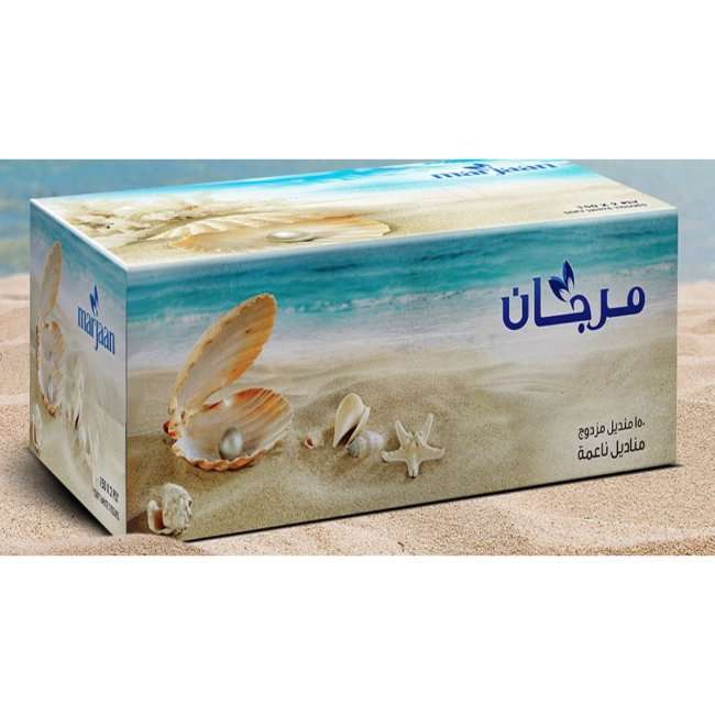 مناديل هوت باك للوجه، طبقتان - ٥ علب | علبة مناديل ناعمة