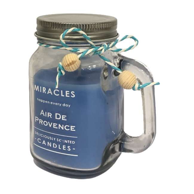 BYFT  Scented Jar Candle - Air De Provence | Aromatic Home Décor & Gift Set