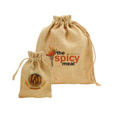 BYFT Jute Drawstring Pouches in A4 and A5 Size