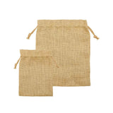 BYFT Jute Drawstring Pouches in A4 and A5 Size