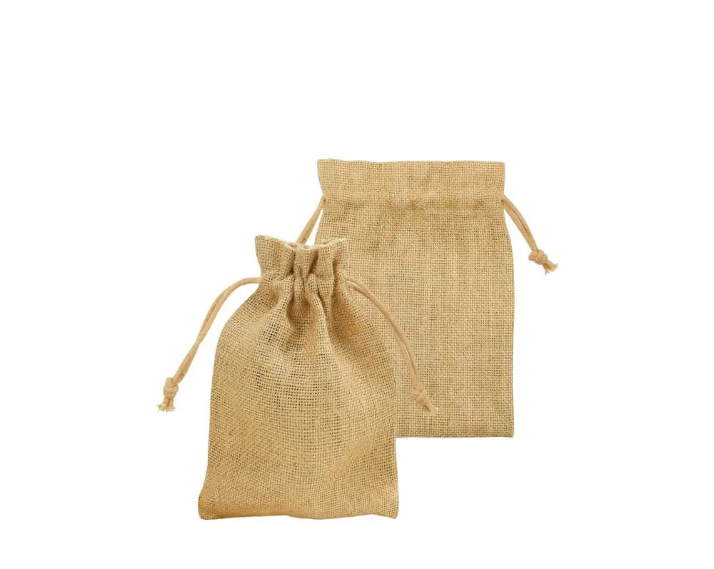 BYFT Jute Drawstring Pouches in A4 and A5 Size