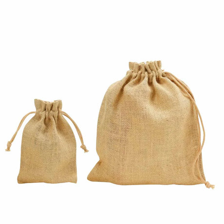 BYFT Jute Drawstring Pouches in A4 and A5 Size