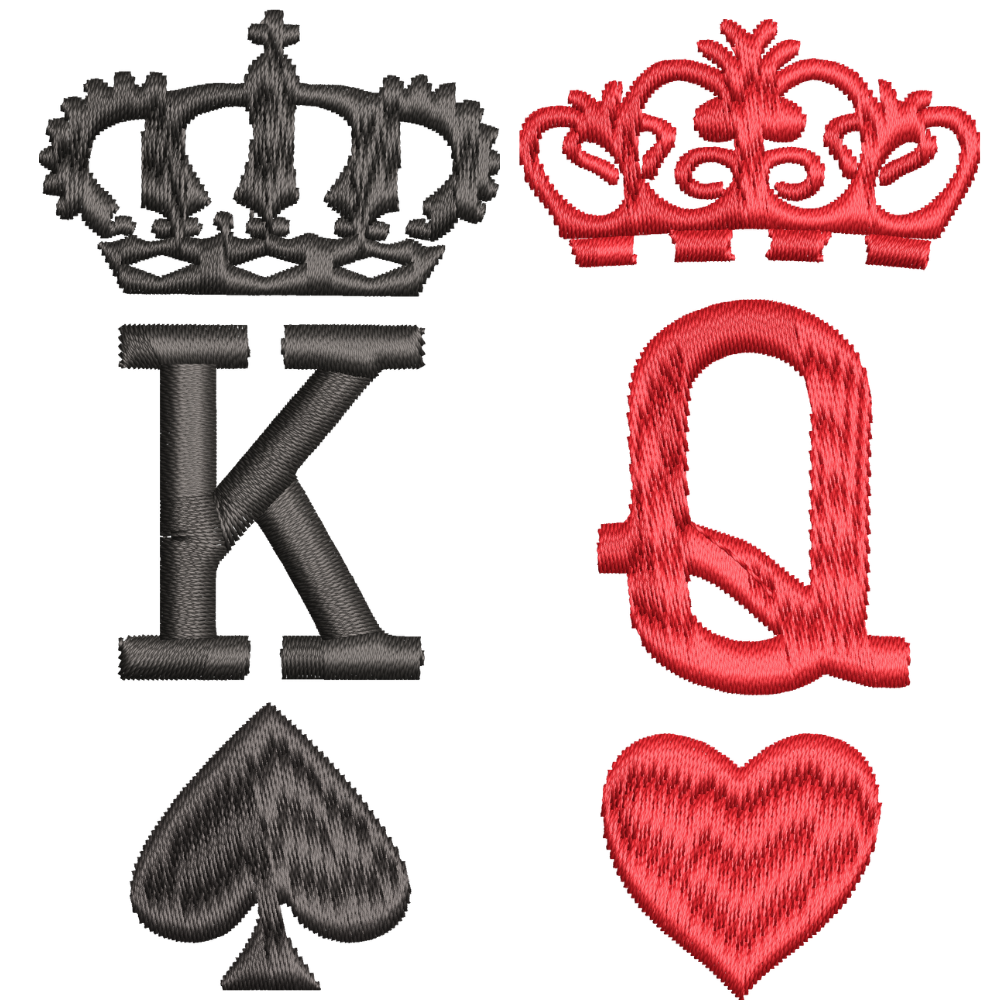 BYFT Embroidered For You Crown King & Queen Valentine Designed Couple T-Shirt