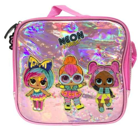 L.O.L. Surprise Neon Lunch Bag - Insulated School Lunchbox for Girls