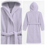 BYFT Daffodil Kids Hooded Bathrobe Luxury Cotton Soft, Absorbent, Quick-Dry