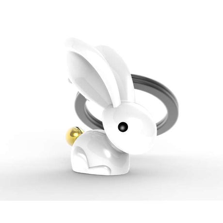 Metalmorphose Bunny Keychain - Cute Metal Keyring for Animal Lovers & Gifting