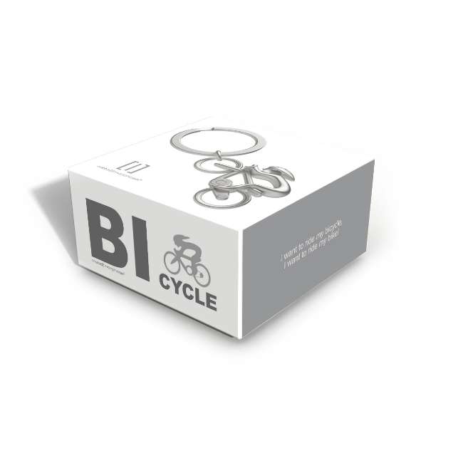Metalmorphose Bicycle Sports Keychain - Premium Metal Keyring for Cycling Enthusiasts