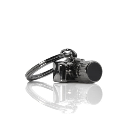 Metalmorphose Camera Bullet Keyholder - Vintage Metal Camera Keychain for Photography Lovers