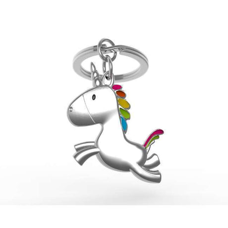 Metalmorphose Unicorn Keychain - Magical Metal Keyring for Fantasy Lovers & Gifting