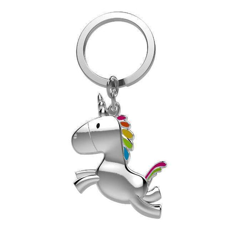 Metalmorphose Unicorn Keychain - Magical Metal Keyring for Fantasy Lovers & Gifting