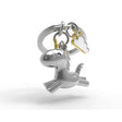 Metalmorphose Flying Unicorn Keyholder - Magical Flying Unicorn Metal Keychain for Fantasy Fans