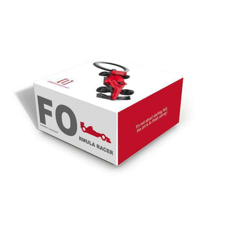 Metalmorphose Formula Racer Keyholder - Dynamic Formula Racing Car Metal Keychain for Motorsport Enthusiasts