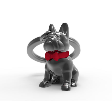 Metalmorphose Bulldog Keyholder - Cute Bulldog Dog Metal Keychain for Pet Lovers
