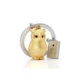 Metalmorphose Owl & Book Keyholder - Wise Owl and Book Metal Keychain for Book Lovers