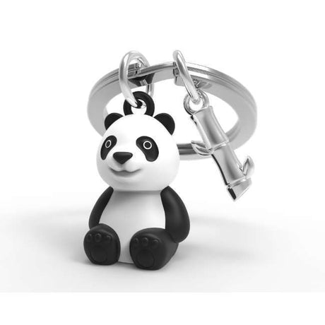 Metalmorphose Panda Keyholder - Cute Panda Metal Keychain for Animal Lovers