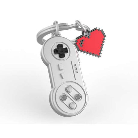 Metalmorphose Game Controller Keyholder - Stylish Gamer Metal Keychain for Video Game Enthusiasts