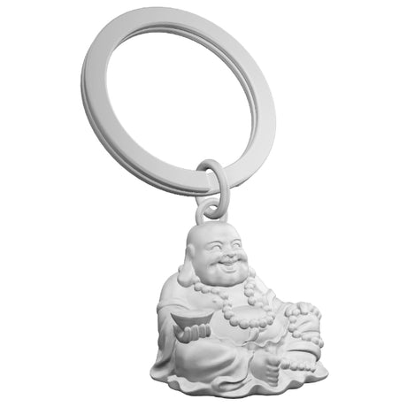 Metalmorphose Buddha Keyholder - Spiritual Buddha Metal Keychain for Mindfulness and Peace