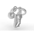 Metalmorphose Football Sports Keychain - Premium Metal Keyring for Football Fans