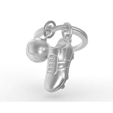 Metalmorphose Football Sports Keychain - Premium Metal Keyring for Football Fans
