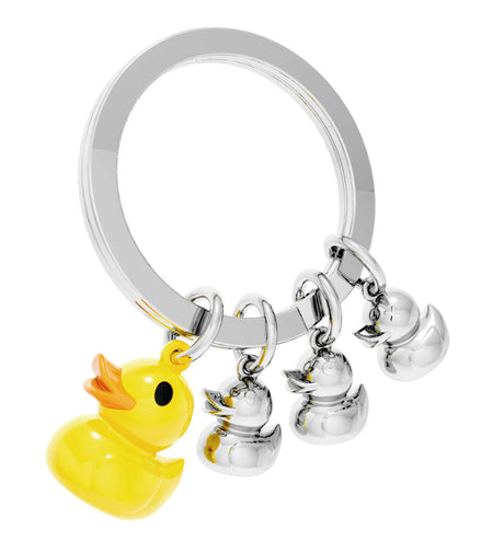 Metalmorphose Duck Keyholder - Cute Duck Metal Keychain for Animal Lovers