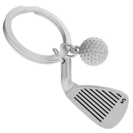 Metalmorphose Golf Club Keychain - Premium Sports Metal Keyring for Golf Enthusiasts