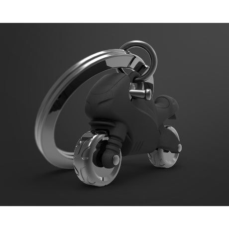 Metalmorphose Racer Keyholder - Sleek Racing Car Metal Keychain for Motorsport Enthusiasts