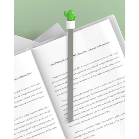 Metalmorphose Cactus Bookmark - Unique Cactus-Shaped Metal Bookmark for Plant and Book Lovers