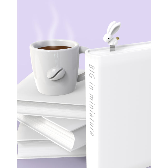 Metalmorphose Bunny Bookmark - Adorable Bunny-Shaped Metal Bookmark for Book Lovers