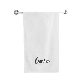 BYFT Embroidered For You Personalised Cotton Towel - Mickey Love Design High Quality Embroidery Perfect For Gifting