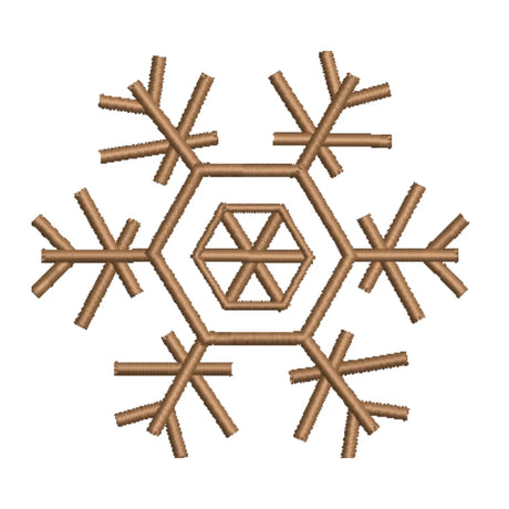 BYFT Embroidered For You Personalised Cotton Towel - Christmas - Minimal Snowflake Line Design High Quality Embroidery Perfect For Gifting