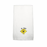 BYFT Embroidered For You Personalised Cotton Towel - Mr. Happy Design High Quality Embroidery Perfect For Gifting